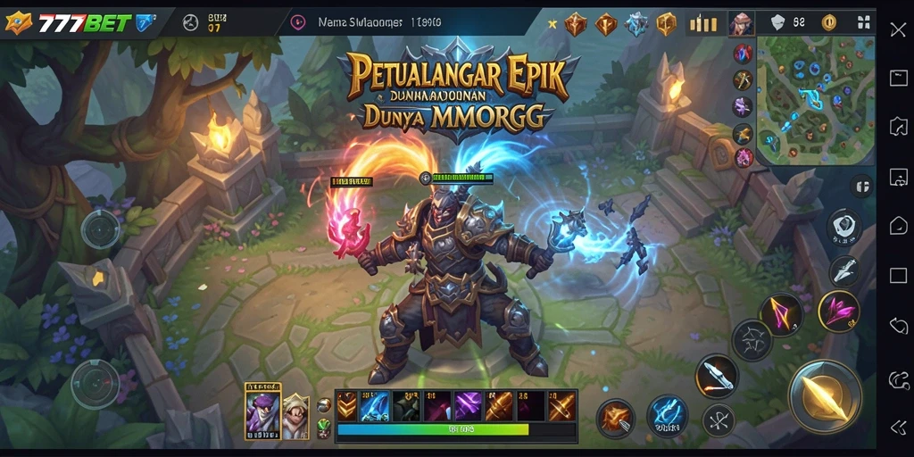 Gameplay mendebarkan dengan berbagai karakter dalam 777BET.
