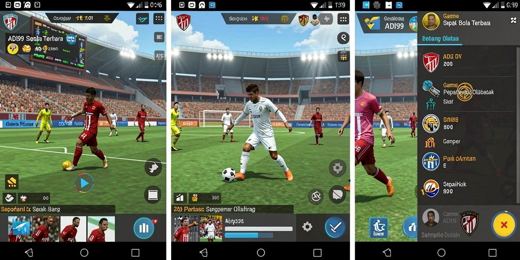 Screenshot gameplay ADI99 yang menunjukkan momen seru di lapangan.