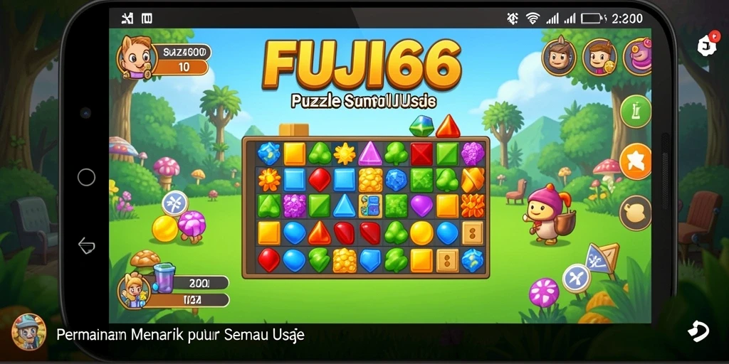 Tampilan gameplay FUJI66 yang menarik dan penuh tantangan Puzzle.