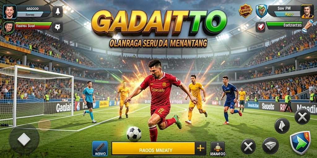 Tampilan gameplay seru GADAITOTO dalam aksi olahraga.