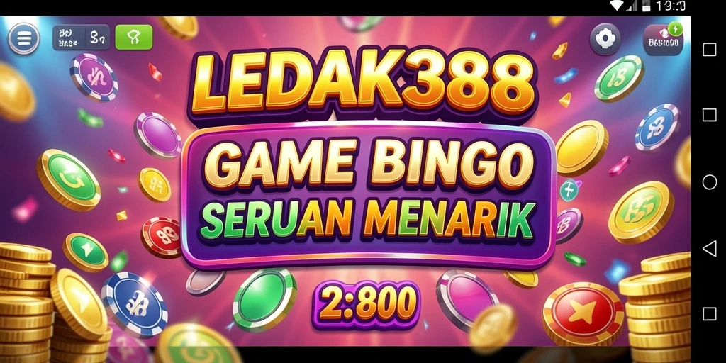 Tampilan gameplay Bingo seru di LEDAK388.