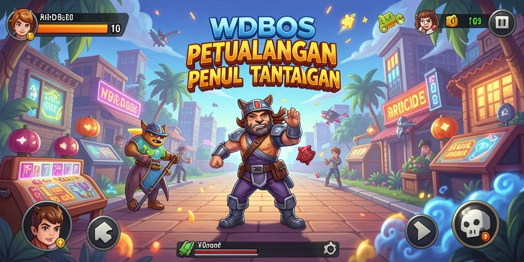 Tampilan gameplay WDBOS yang seru dan menantang.